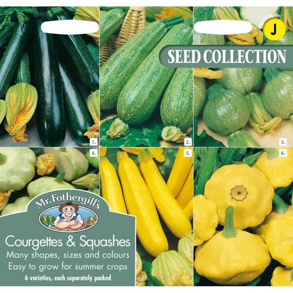 Courgettes & Summer Squashes Collection Seeds